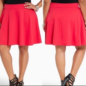Torrid pink skater skirt